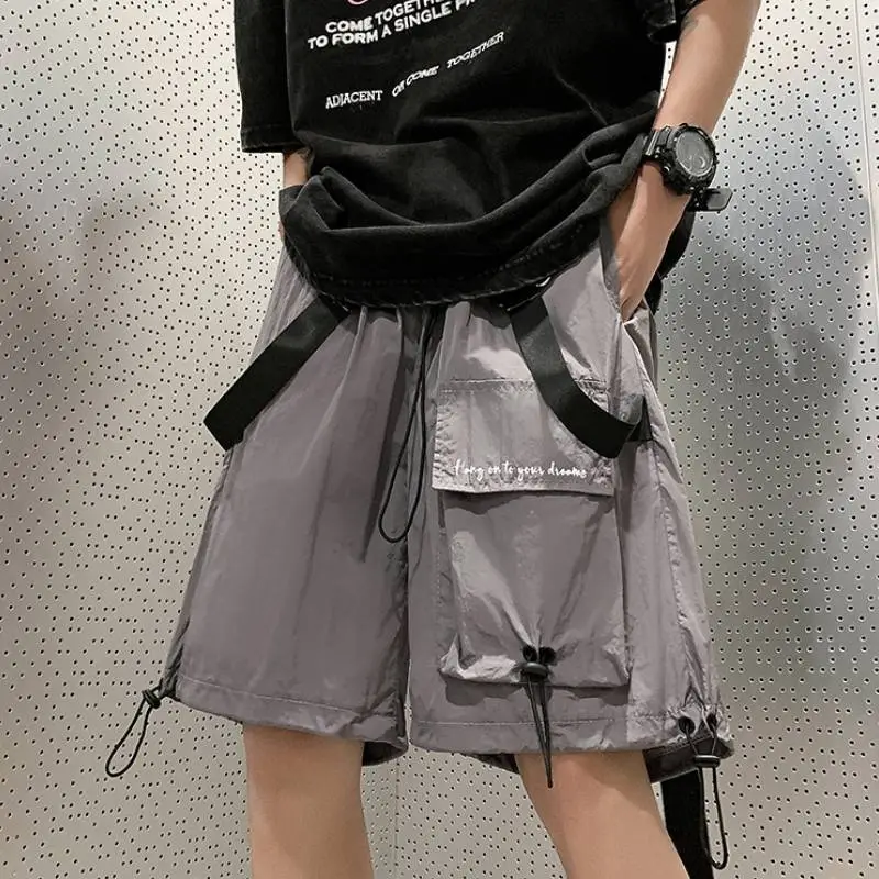 Functional Retro Wide Leg Shorts-6