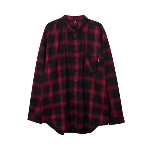 Long Sleeve Loose Plaid Shirt