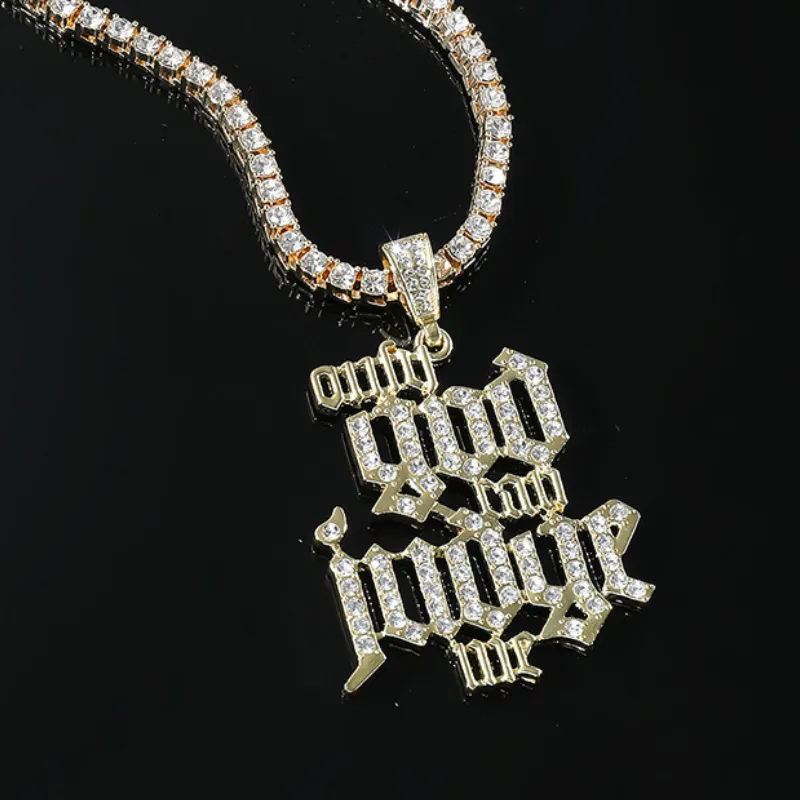 Trendy Letter Pendant Necklace-1