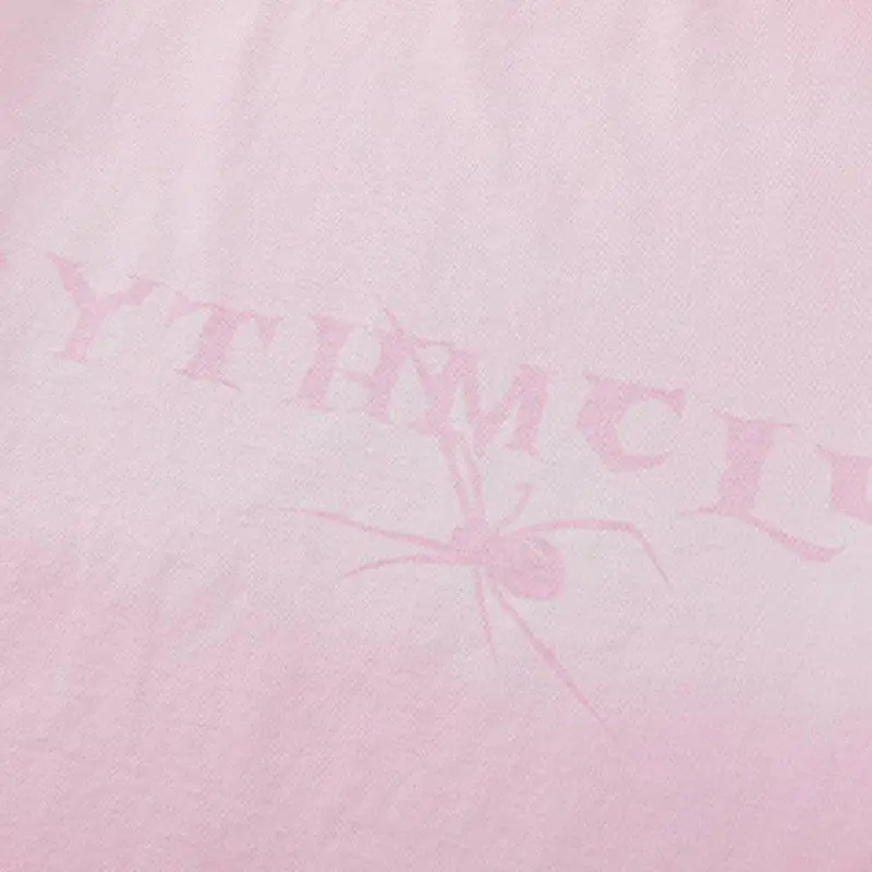 Long Sleeve T shirt Old Dark Spider Crewneck-4