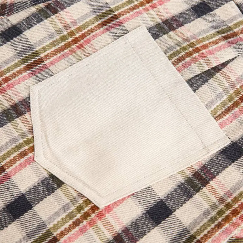 Retro Casual Plaid Shorts-3