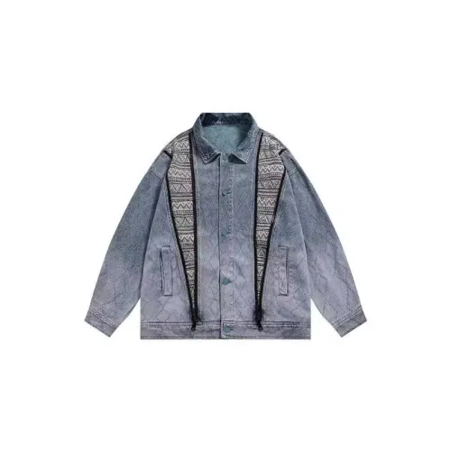 Retro Ethnic Style Denim Jacket