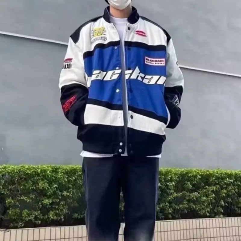 Hip Hop Embroidered High Street Jacket-5