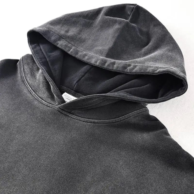 Spray Mule Gradient Wash Digital Print Hoodie-5