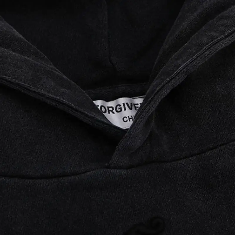 New Fashion Brand Personality Solid Color High Street Sweatshirt-3