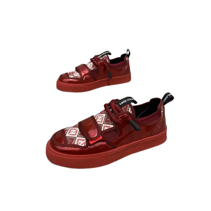 Casual Thick Soled Round Toed Sports Shoes-7