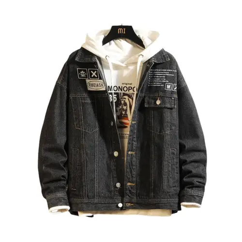 Youth Casual Fashion Printing Denim Jacket