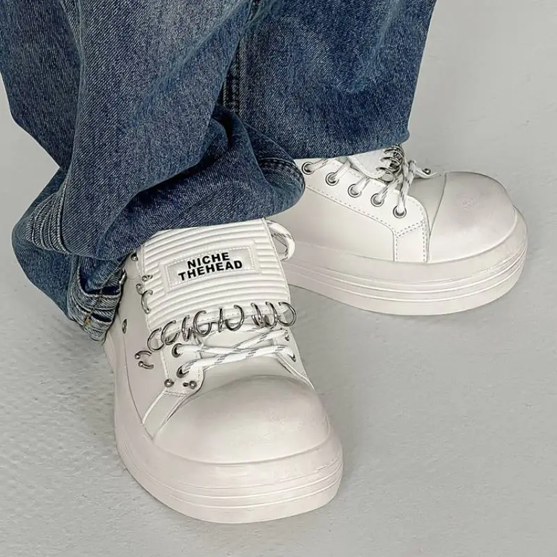 Retro Punk Skateboarding Shoes-1