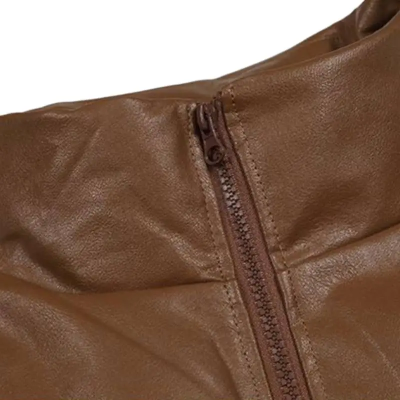 Retro Basic Stand Collar Cotton Coat-7