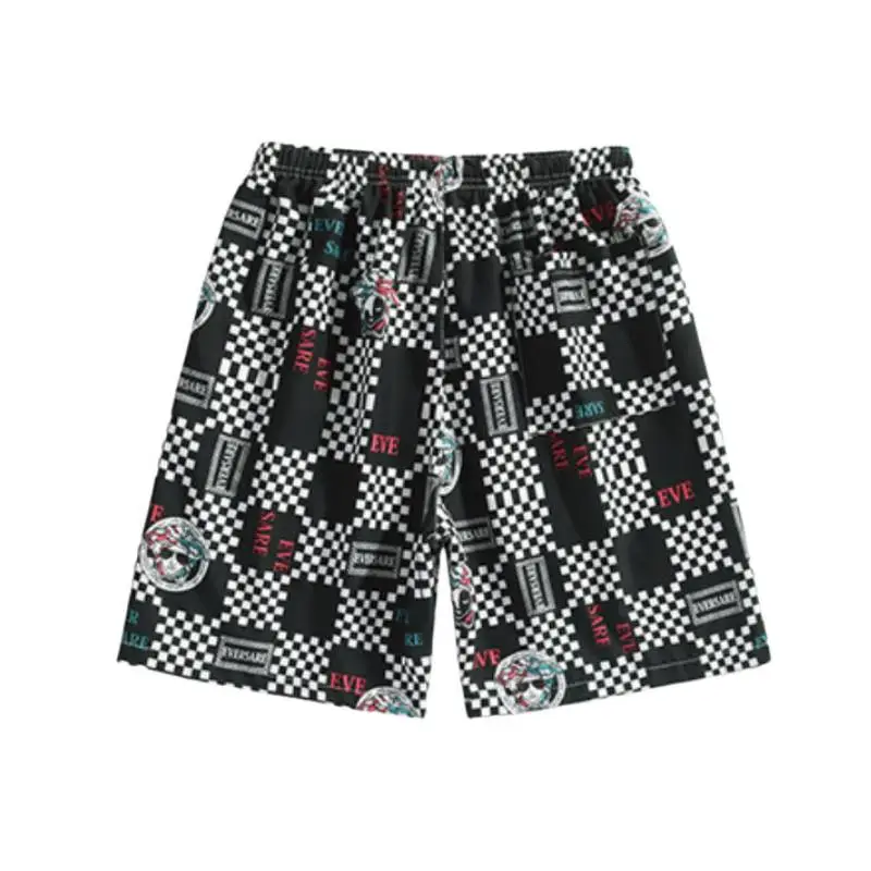 Tide Beach Loose Quick Drying Printed Casual Shorts-1