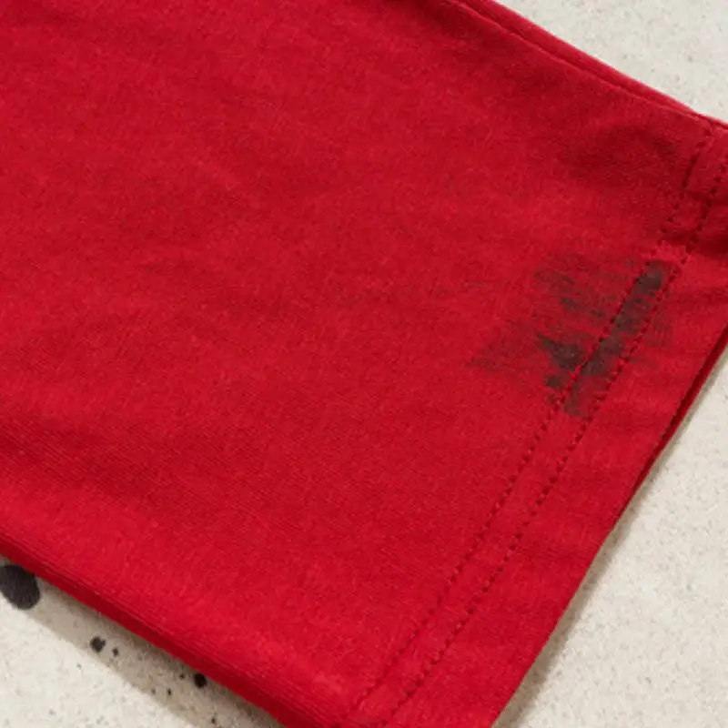 Casual Contrast Color T shirt-4