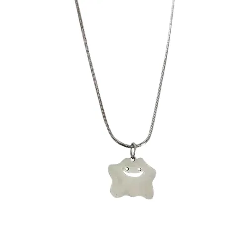 Hip-Hop Smiley Face Necklace