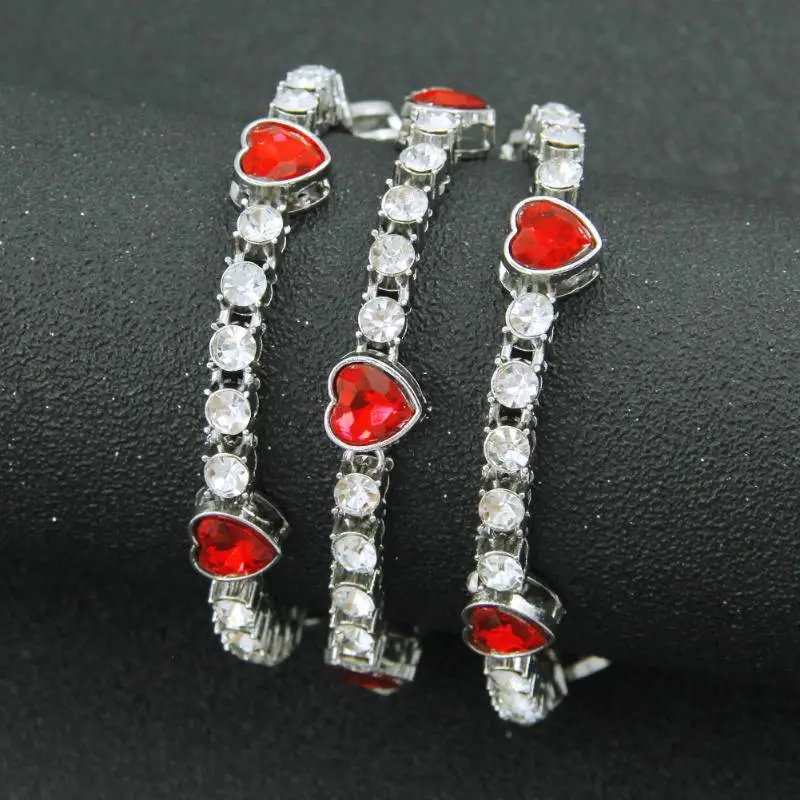 Red Splicing Necklace-1