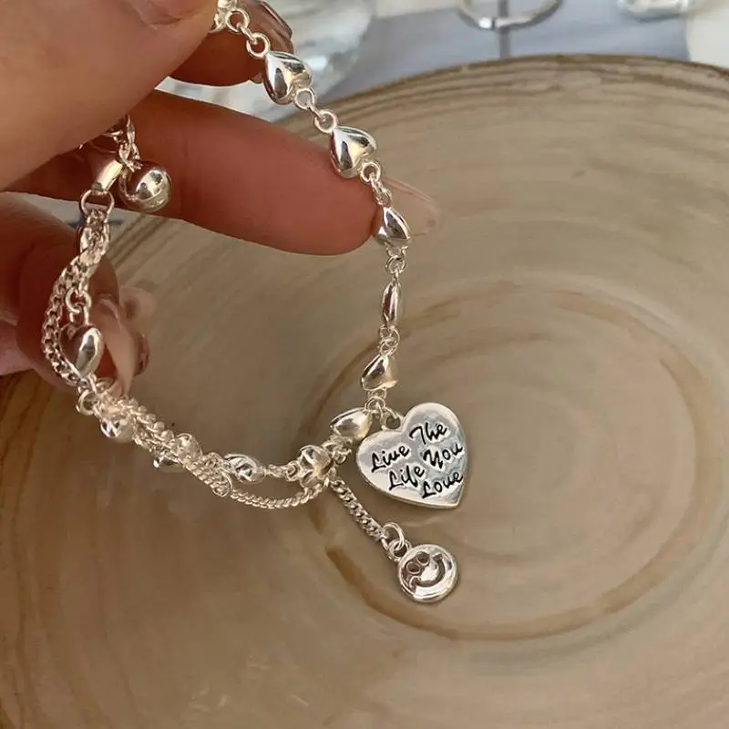 Letter Tassel Bracelet-4
