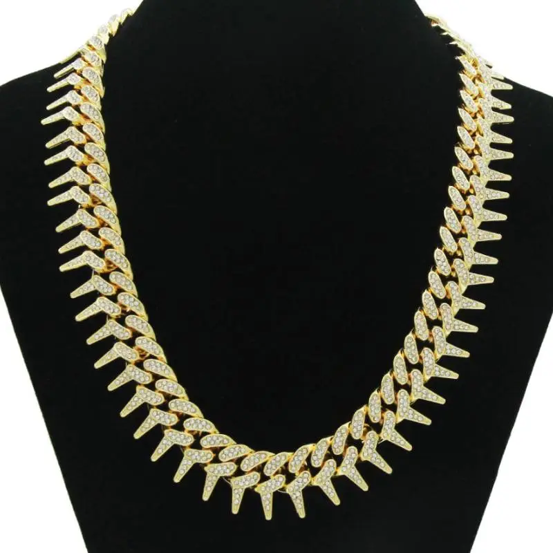 Trendy Full Diamond Necklace-4