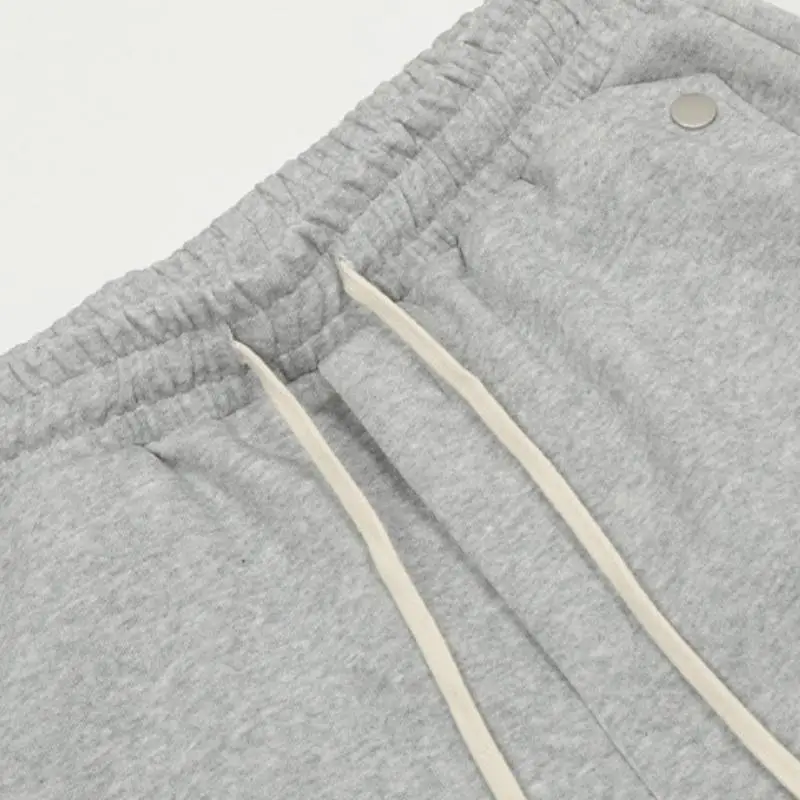Retro Casual Pants Loose Knit Sweatpants-3