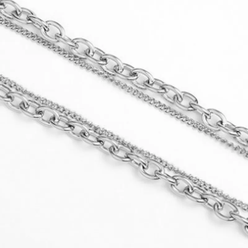 Geometric Smiley Face Necklace-4