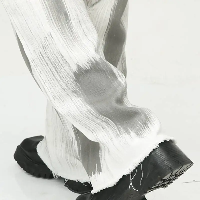 Retro Distressed Tie Dye Jeans-3