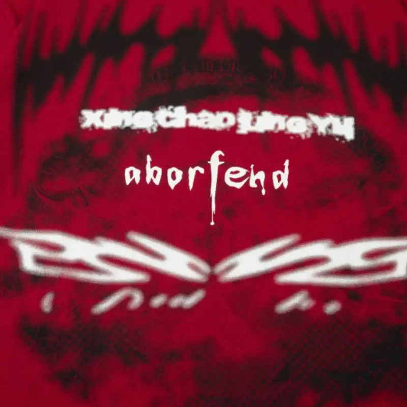 Street Fashion Sand Print Short sleeved T shirt-2