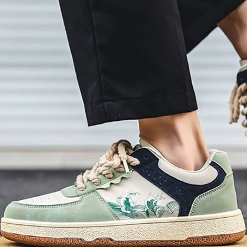 Retro Casual Color Matching Printing Sneaker-2