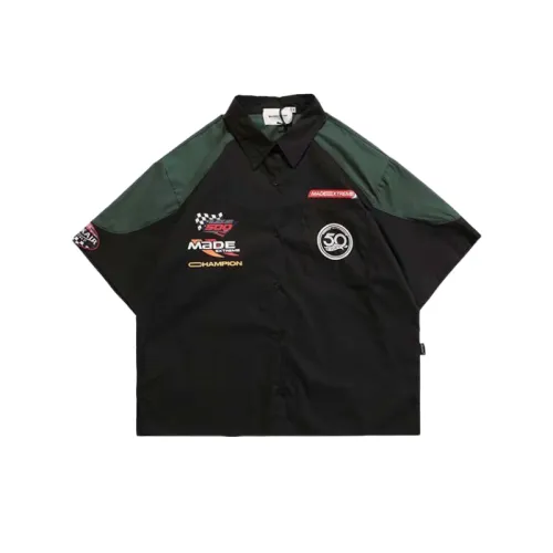 Trendy Hip-Hop Racing Polo Shirt