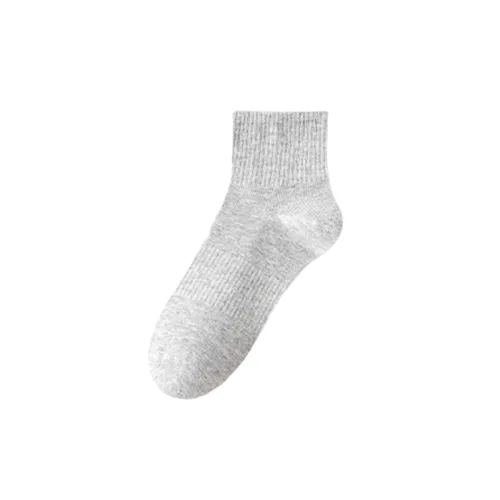 Casual Plain Mid-Calf Sock