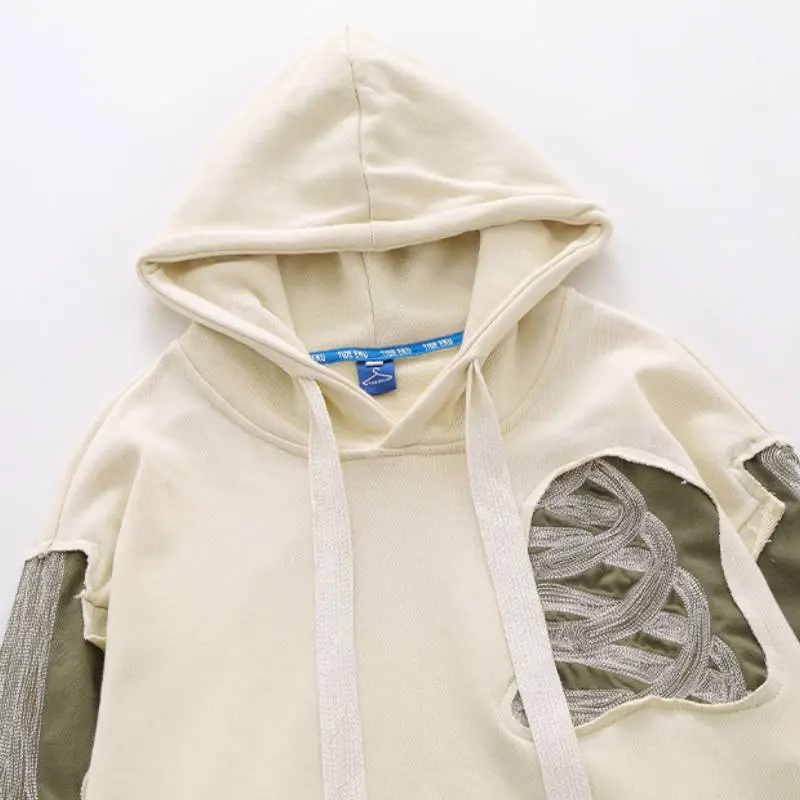 Hole Stitching Sweatshirt-5