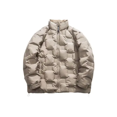 Outdoor Mountain Crumpled Letter Warm Down Jacket