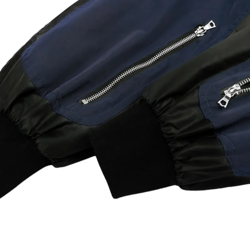 New Tide Brand Niche Three dimensional Multi Pocket Zipper Cotton padded Jacket-4