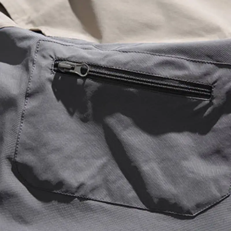 Contrast Stitching Casual Pants-3