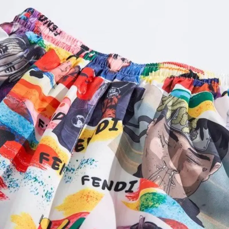 Straight Leg Loose Casual shorts-3