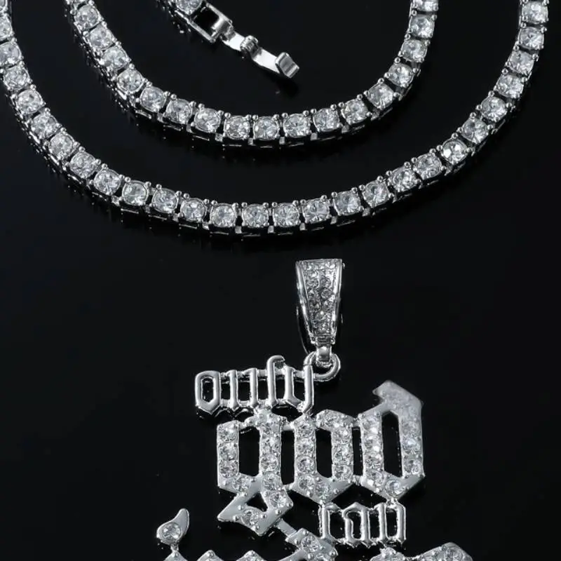 Trendy Letter Pendant Necklace-5