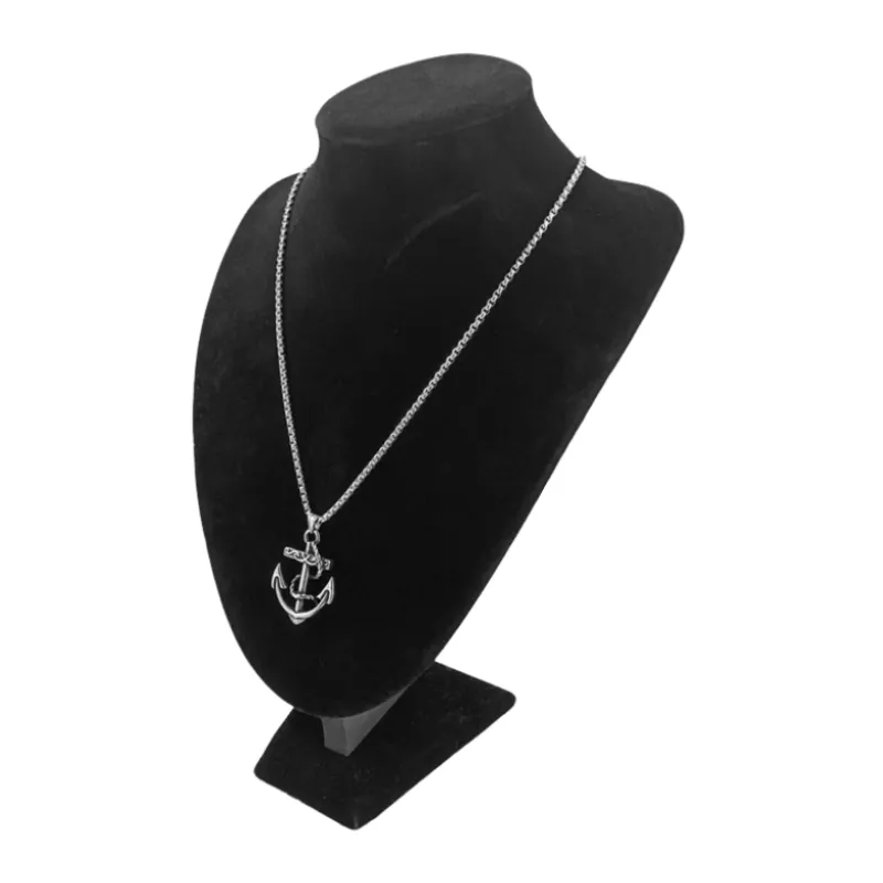 Retro Titanium Steel Stainless Necklace-1