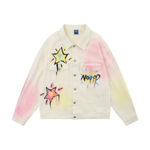 Hand-Painted Stars Denim Jacket