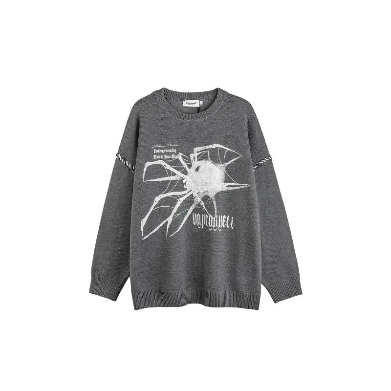 Street Design Trendy Loose Sweater-5