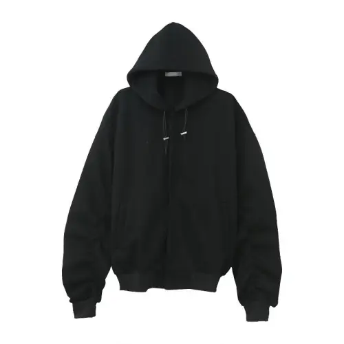 Solid Color Pleated Casual Hoodie