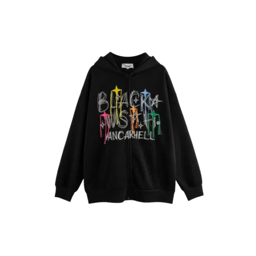 Rainbow Letter Design Loose Hooded Sweat