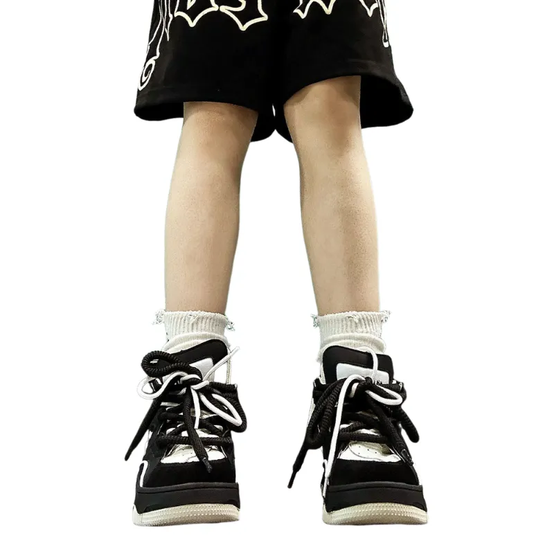 Thick soled Elevated Board Shoes-1
