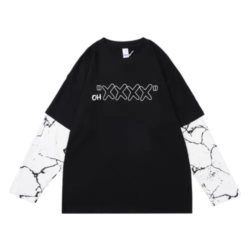 Original Fake Two-piece Long Sleeve T-shirt