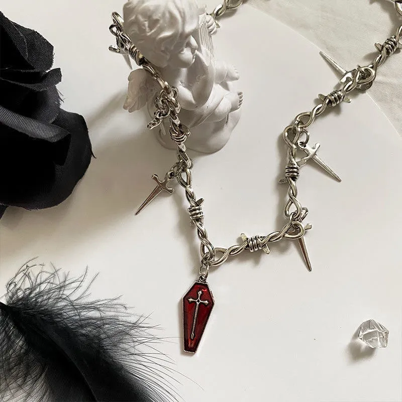 Retro Hip Hop Necklace-2