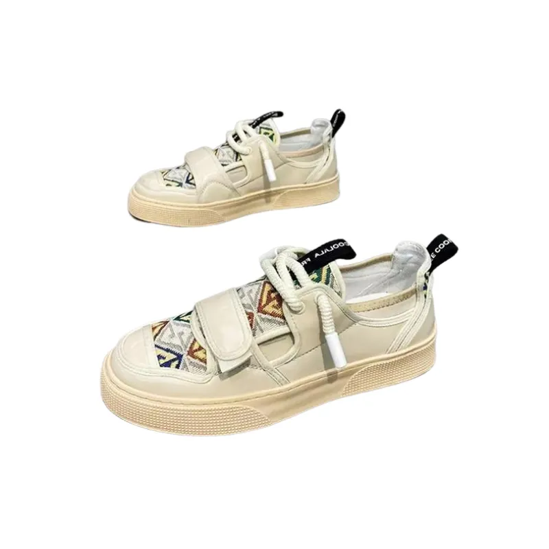 Casual Thick Soled Round Toed Sports Shoes-1