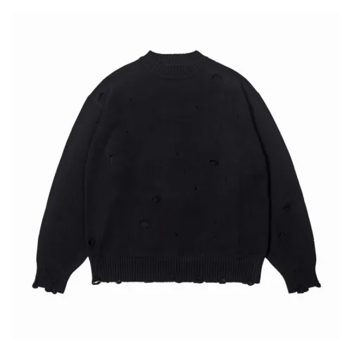 Crewneck Knitwear Rick Street Casual Loose Sweater