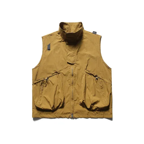 Loose Solid Color Multi-Pocket Outdoor Functional Cargo Vest