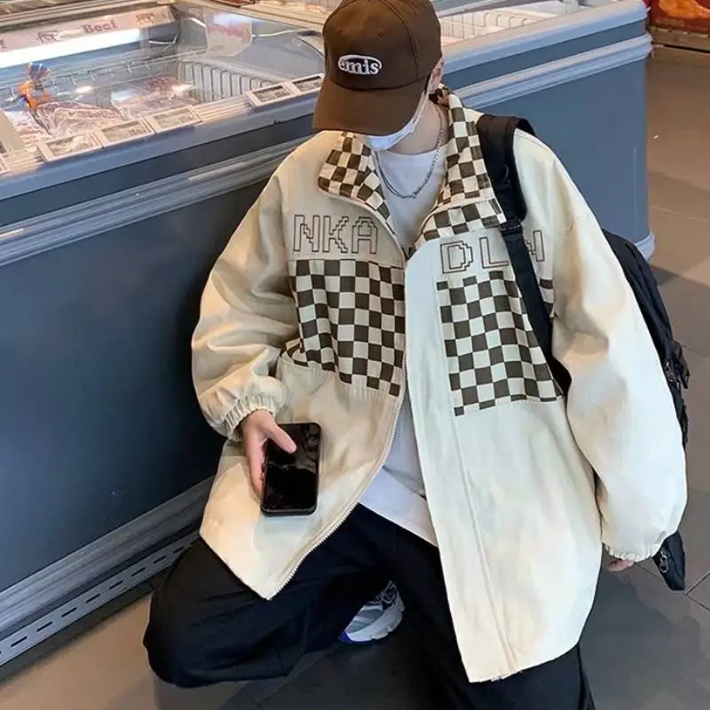 Plaid Patchwork Jacket-2
