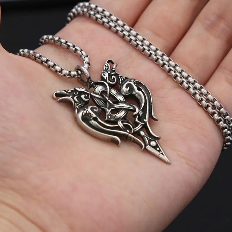 Stainless Steel Personality Necklace-1
