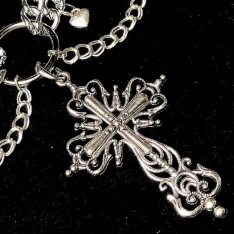 Hip Hop Double Layer Necklace-2