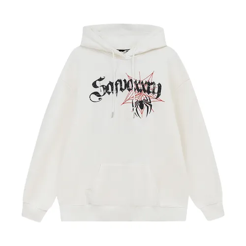 High Street Hiphop Spider Print Hooded Sweater