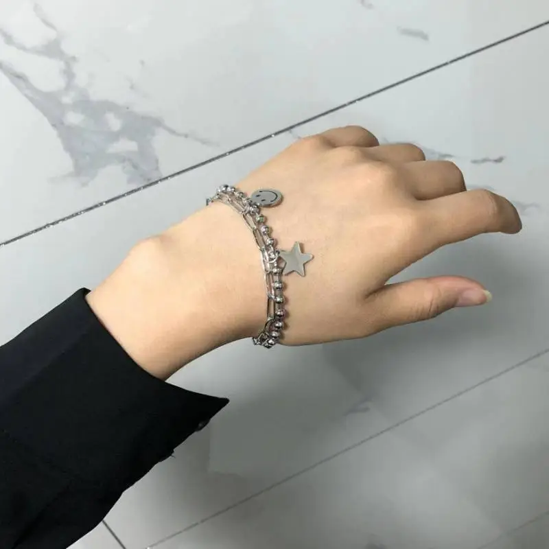 Double Layer Punk Bracelet-2