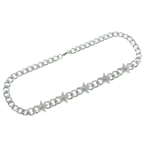 Splicing Diamond Cuban Necklace