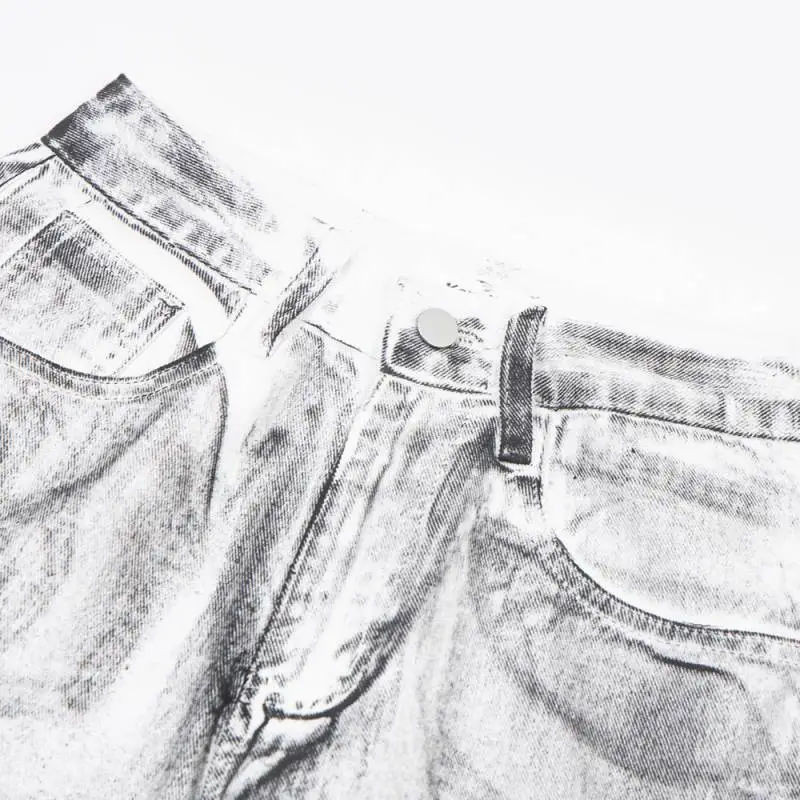 Trendy Straight Punk Jeans-4